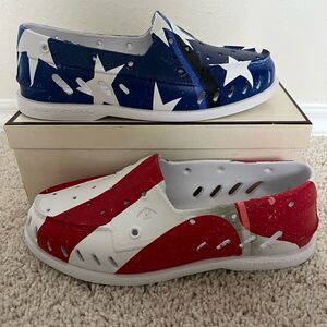 Sperry Top-Sider Americana USA Flag Men Boat Shoes